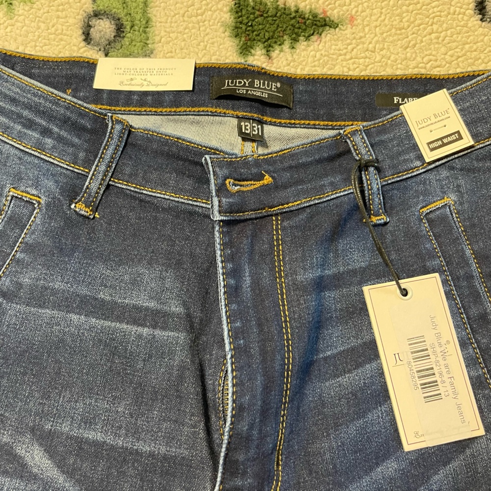 Judy Blue size 13 flare leg jeans NWT